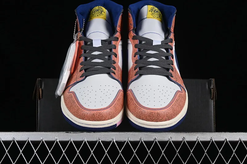 All categories Air Jordan Jordan series basketball shoes Air Jordan 1 Mid Air Jordan 1 Mid "Flight Vintage" AJ1 Joe 1 washed color Chinese culture basketball shoes FV3619-106